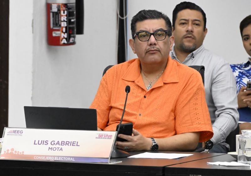 Consejero electoral Luis Gabriel Mota.