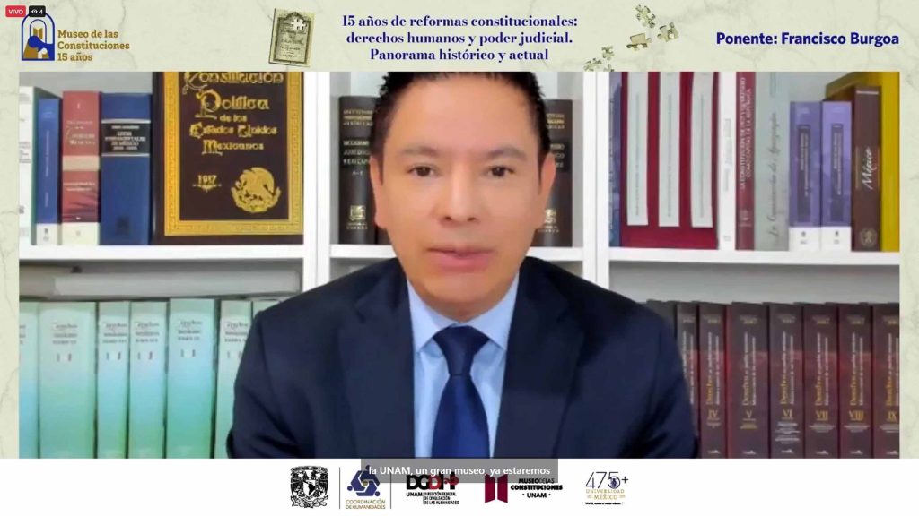 Francisco Burgoa Perea, profesor de la Facultad de Derecho de la UNAM.