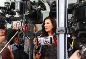 Kenia López Rabadán, presidenta de la Cámara de Diputados.