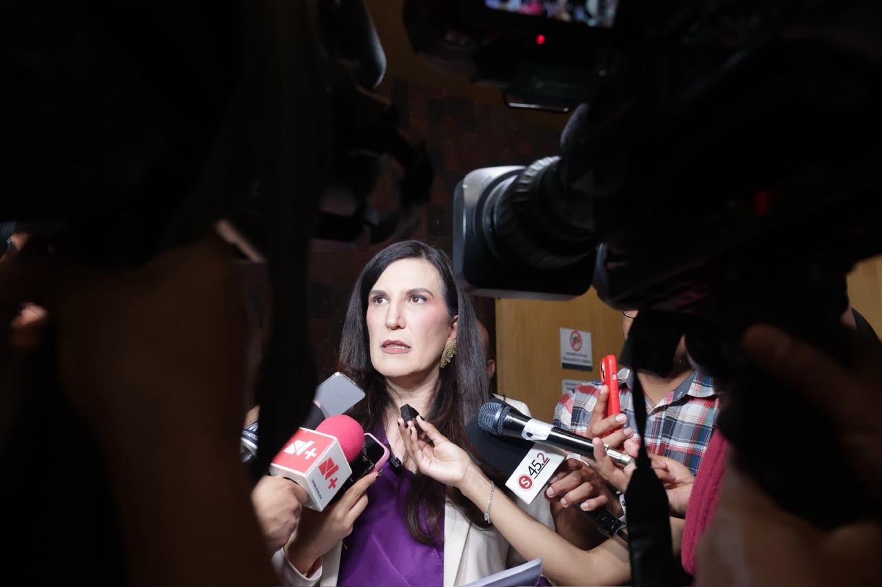 Kenia López Rabadán, presidenta de la Cámara de Diputados.