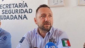 Luis David Gamba Castillo, secretario de Seguridad Ciudadana de Guanajuato capital.