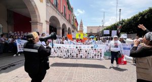 Marcha de mujeres buscadoras de Celaya.
