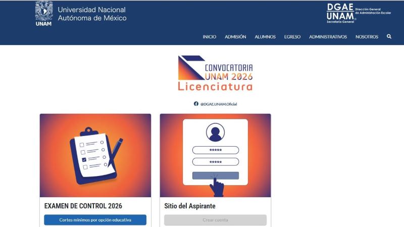 Micrositio UNAM