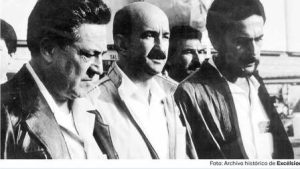 Rafael Corrales Ayala, Carlos Salinas de Gortari y Carlos Medina Plascencia.