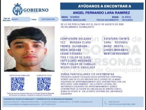 Ángel Fernando Lara Ramírez, desapareció en Salamanca