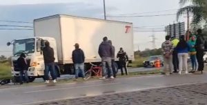 Atropellada y muerta
