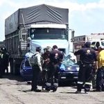 Niña y adulto mueren en choque registrado en la carretera libre  Celaya-Salamanca , cerca de Valtierrilla