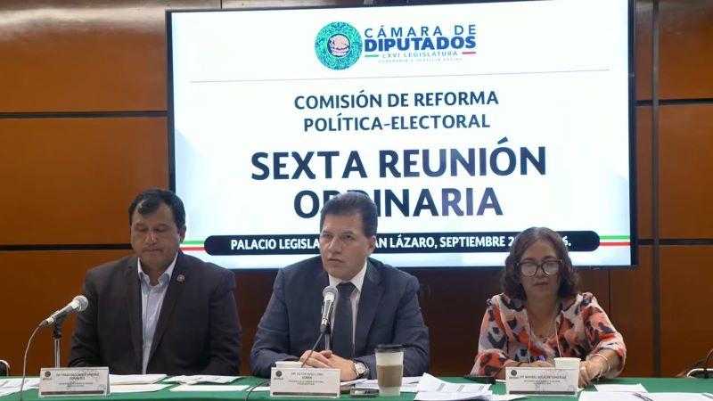 Comisión de reforma política electoral.
