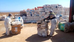 Envases de plaguicidas vacíos