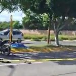 Estudiante de la UTL muere al estrellarse contra una señalética del bulevar Aeropuerto cuando conducía una motocicleta
