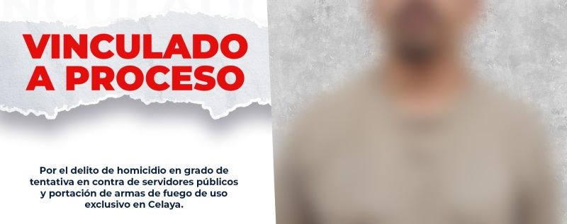 Israel N atacó a balazos a agentes de inestigación criminal en Celaya.