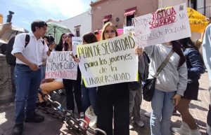 Manifestación de estudiantes de la UG