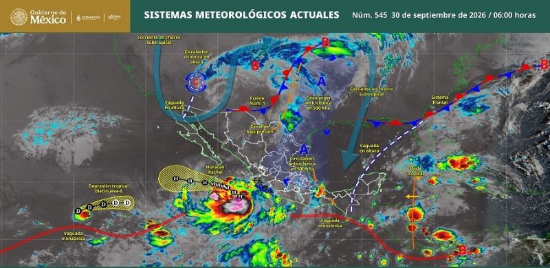 Mapa del tiempo 30IX26