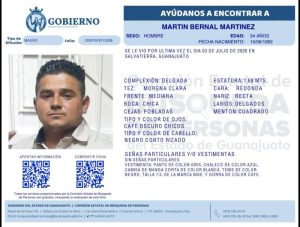 Martín Bernal Jiménez, desapareció en Salvatierra