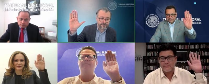 Sesión de la Sala Superior del TEPJF