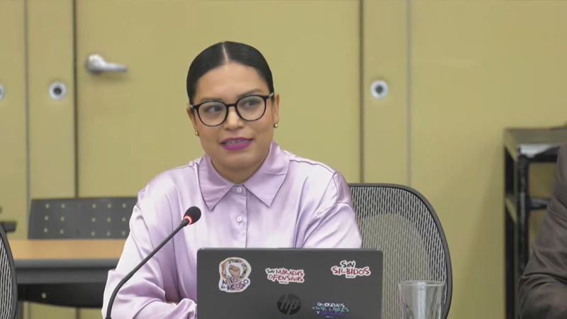 Synthia Viviana Cifuentes, titular de la Unidad de enlace de la Secretaría de las Mujeres.