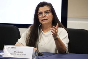 Ana Lilia Pérez Mendoza, presidenta del Consejo Local del INE en Guanajuato.