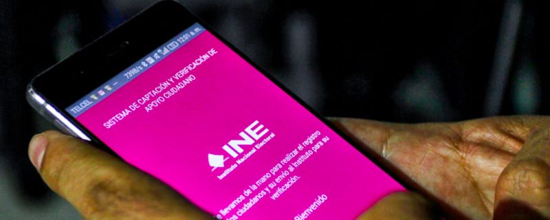 Aplicación INE Apoyo ciudadano