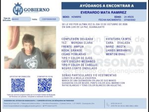 Everardo Mata Ramírez, desapareció en San Luis de la Paz