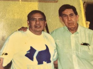 José Luis Camacho con Cuauhtémoc Cárdenas
