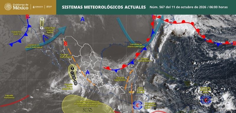 Mapa del tiempo 11X26