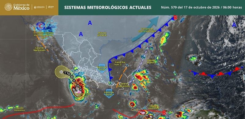 Mapa del tiempo 17X26