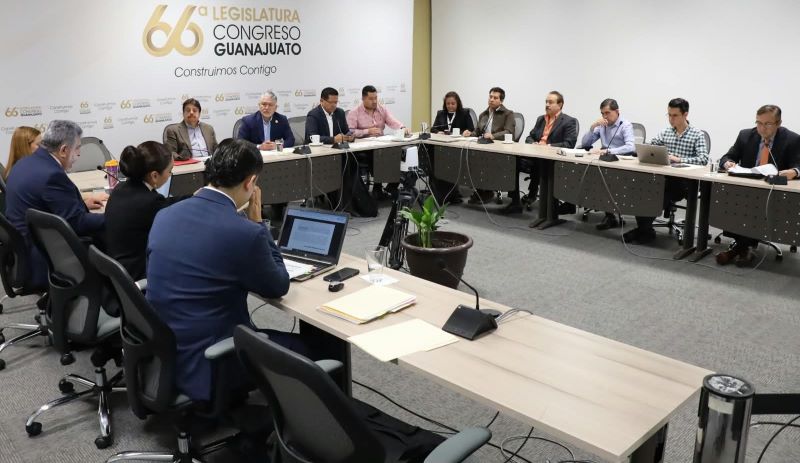 Mesa de trabajo de la Comisión de Justicia