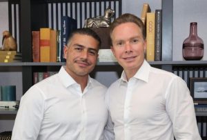 Omar García Harfuch y Manuel Velasco.
