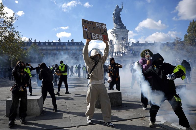 Paris manifestantes