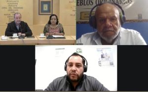 Por falta de quórum, la diputada Plásida Calzada suspendió la sesión.