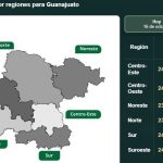 Ligero descenso en la temperatura en el estado de Guanajuato durante las próximas 48 horas por escurrimientos del frente frío número 2