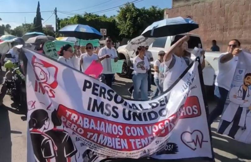 Trabajadores del IMSS Celaya.